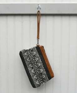Poppy & Vale Clothing, Accessories & Mens Katie Black & White Wristlet