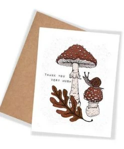 Nature Walk Thank You Very Mush Card Cards