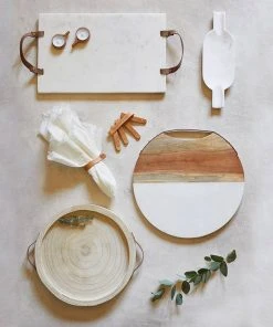 Santa Barbara Design Studio By Creative Brands Leather Napkin Ring - Natural Kitchen & Bar