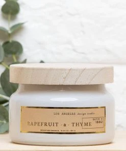 The Urban Wax Refinery Grapefruit & Thyme Scented Candle