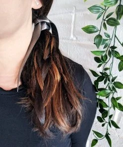 Suade Paniolo Steel Ribbon Hair Ties Clothing, Accessories & Mens