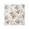 Mini Scout, LLC White Spring Blossom Swaddle Baby & Pets