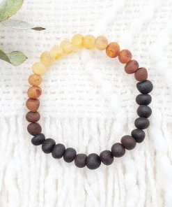 R.B. Amber Jewelry Raw Cognac Baltic Amber Bracelet Baby & Pets