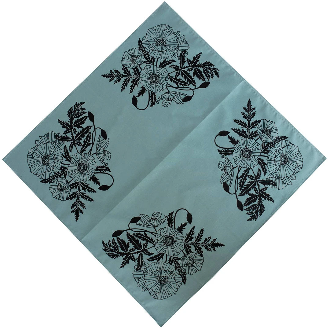 Bird Mafia Poppies Bandana Clothing, Accessories & Mens Bird Mafia Poppies Bandana Clothing, Accessories & Mens