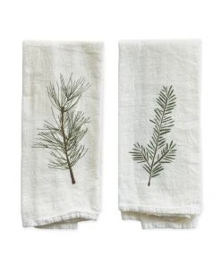 June & December White Pine + Fir Napkins / Set Of 4 Kitchen & Bar