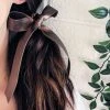 Suade Paniolo Brown Ribbon Hair Ties Clothing, Accessories & Mens
