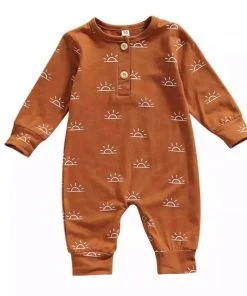 Tiny Trendsetter Inc. Tiny Sunny Days Long Sleeve Romper