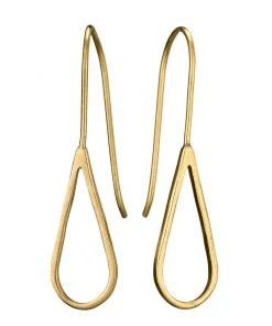 Tiger Mountain Jewelry Your Day In The Sun Brass Loop Earrings
