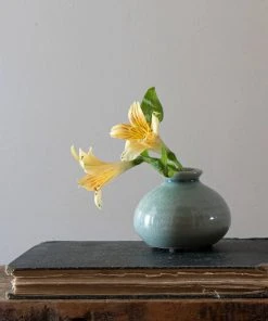 Foreside Home & Garden Tegan Bud Vase Blue Vases