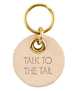 Santa Barbara Design Studio By Creative Brands Baby & Pets Leather Pet Tag - Talk To The Tail