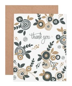 Ruff House Print Shop Cards Flower Thank You Seeded Plantable Greeting Card