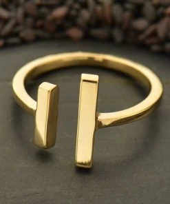 Nina Designs Bar Ring Adjustable - Bronze