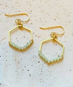 Darby Drake Jewelry & Design Clothing, Accessories & Mens Half Wrapped Hexagon Earrings